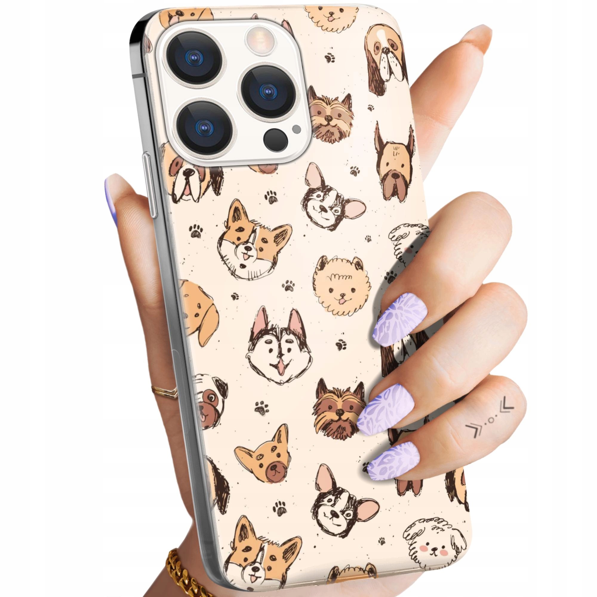 Etui Do Iphone 15 Pro Max Psy Pieski Psiaki Obudowa Pokrowiec Case