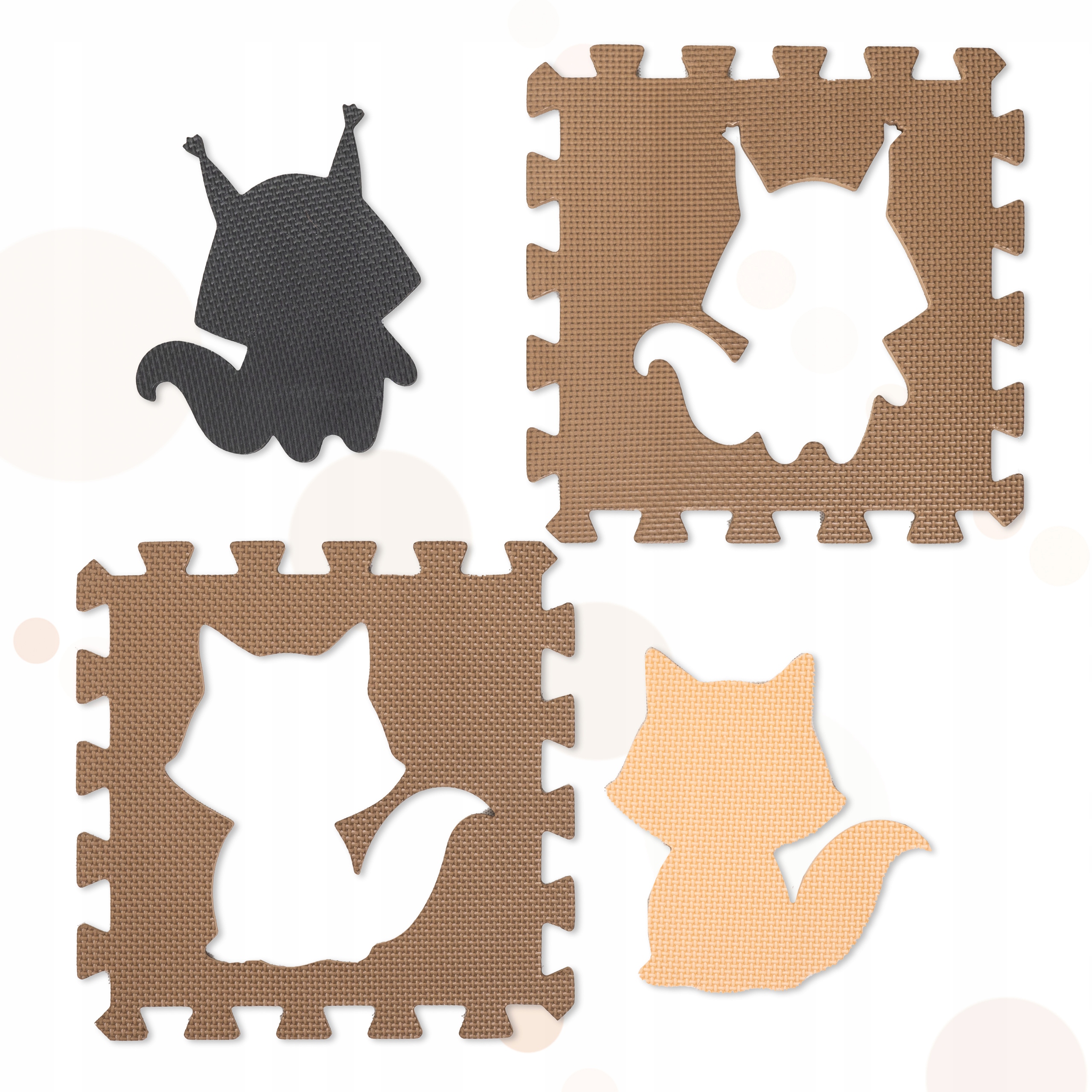 Puzzle piankowe Ikonka 9 el. Kolekcja KX5209