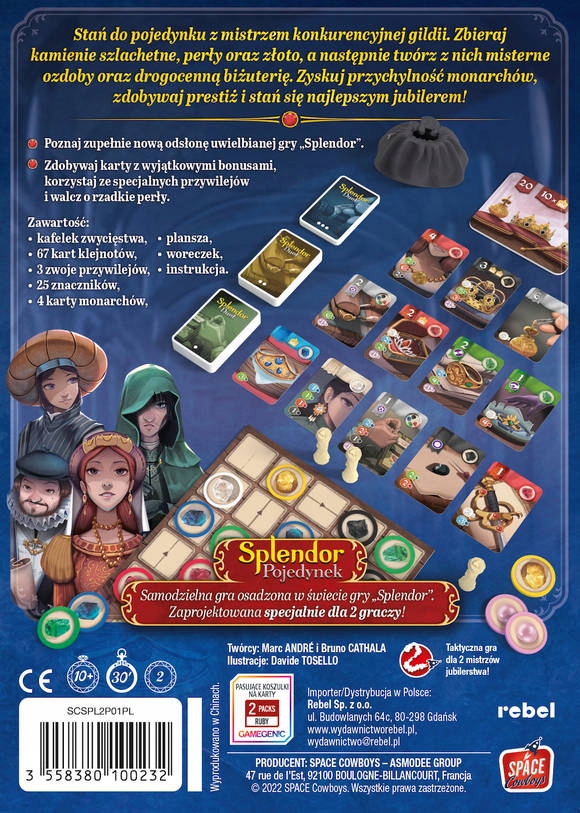 Gra Splendor: Pojedynek Głębokość produktu 7 cm