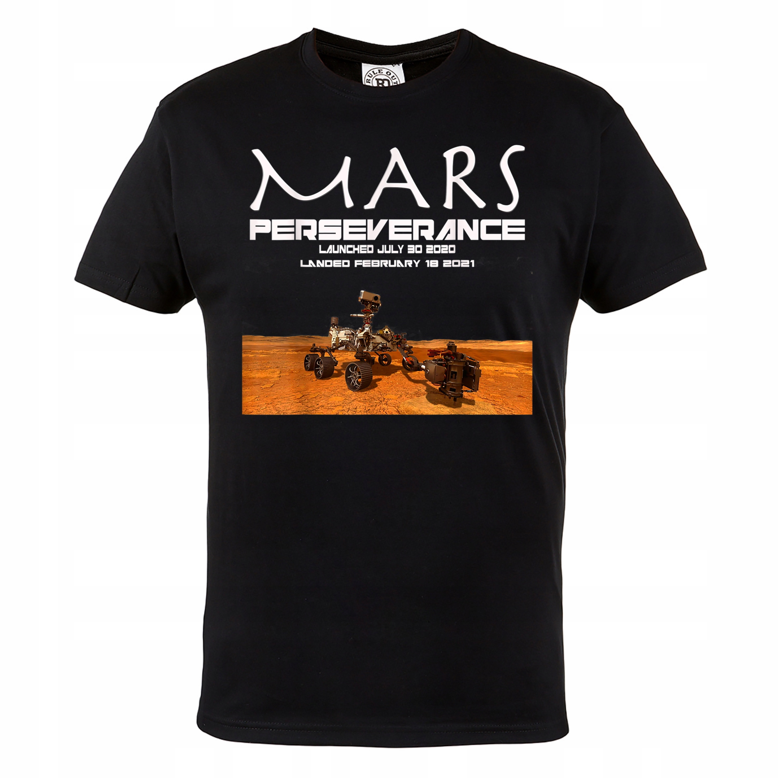 

Męska Koszulka Mars Perseverance Łazik Nasa 2020
