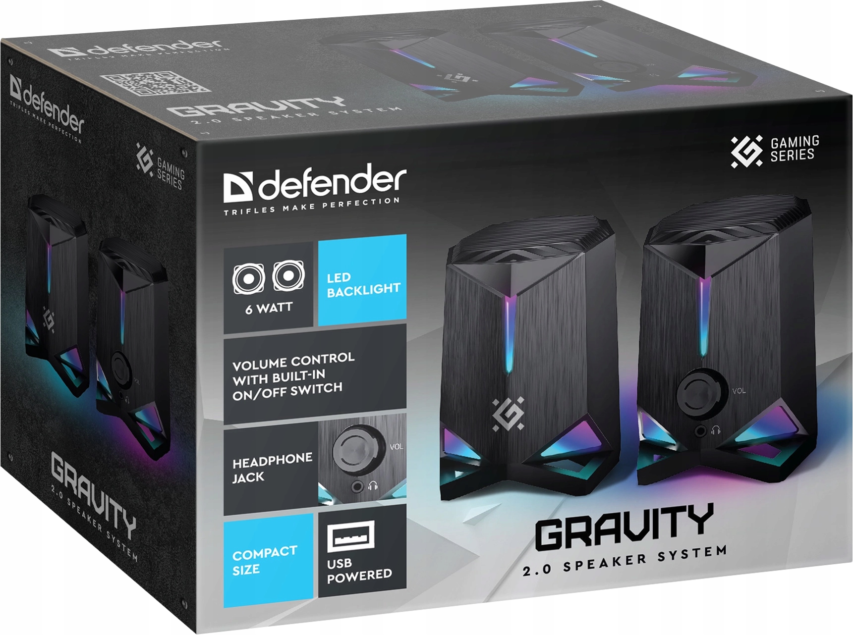 GŁOŚNIKI DEFENDER SOLAR 10 2.0 BLUETOOTH 10W LED USB — 15
