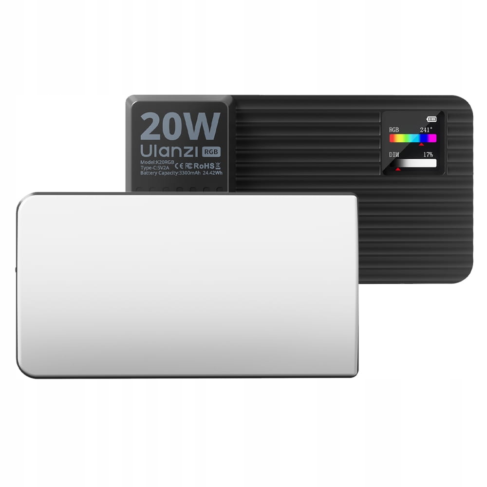 Lampa diodowa video pocket Led Ulanzi K20RGB 1800-9000K Rgb 20W