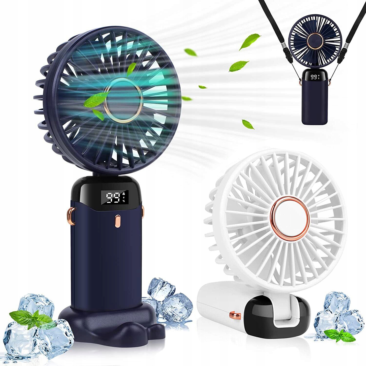 PRZENOŚNY WENTYLATOR RĘCZNY, OSOBISTY WENTYLATOR, SKŁADANY MINI WENTYLATOR
