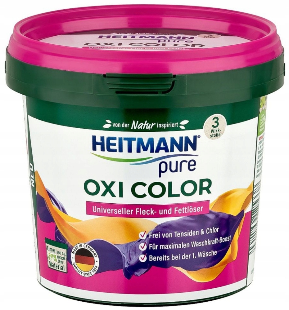 

Heitmann Pure Oxi Color 500g Odplamiacz Proszek De