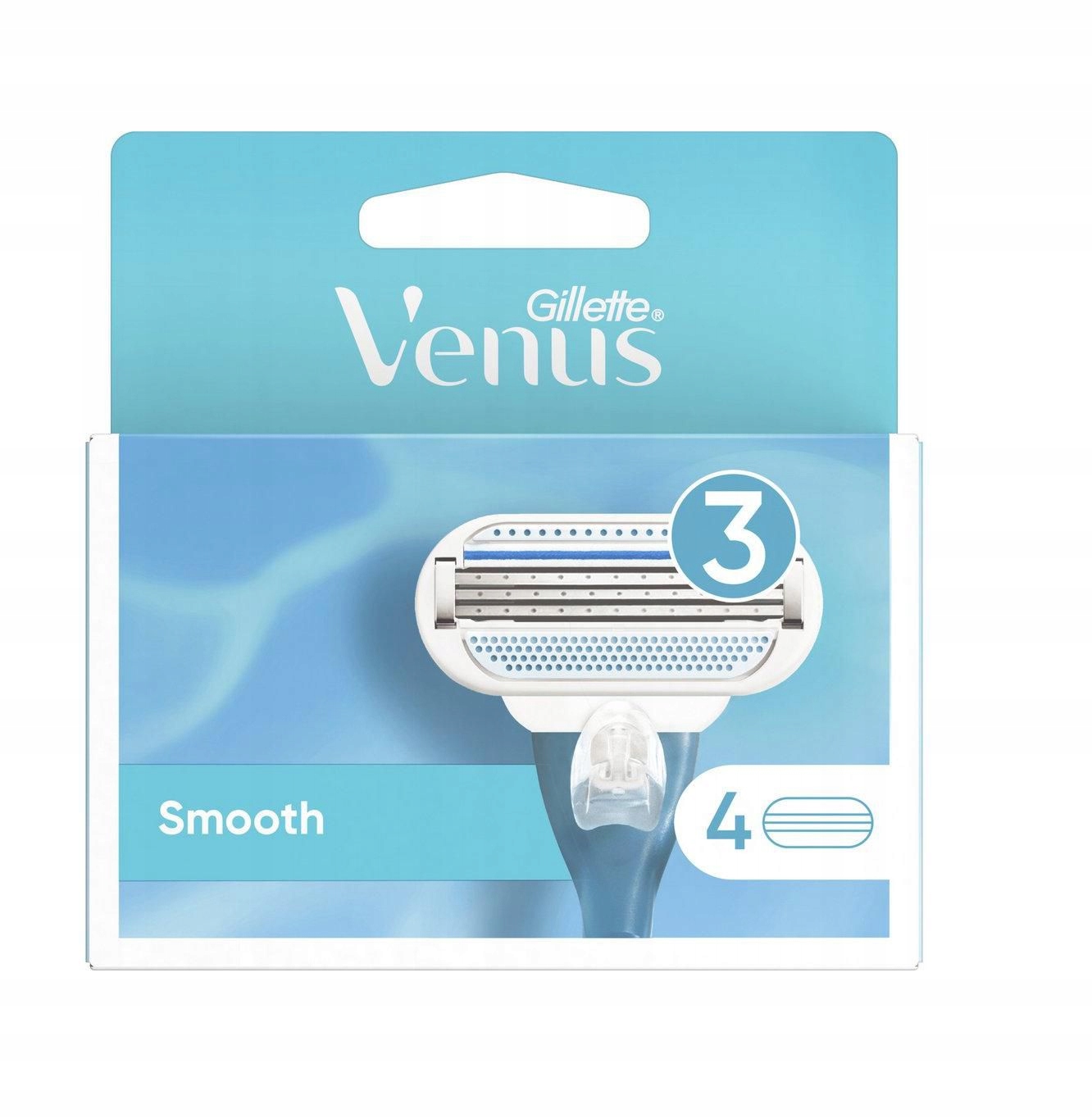Gillette Venus Smooth Náhradní Břity 4 Ks