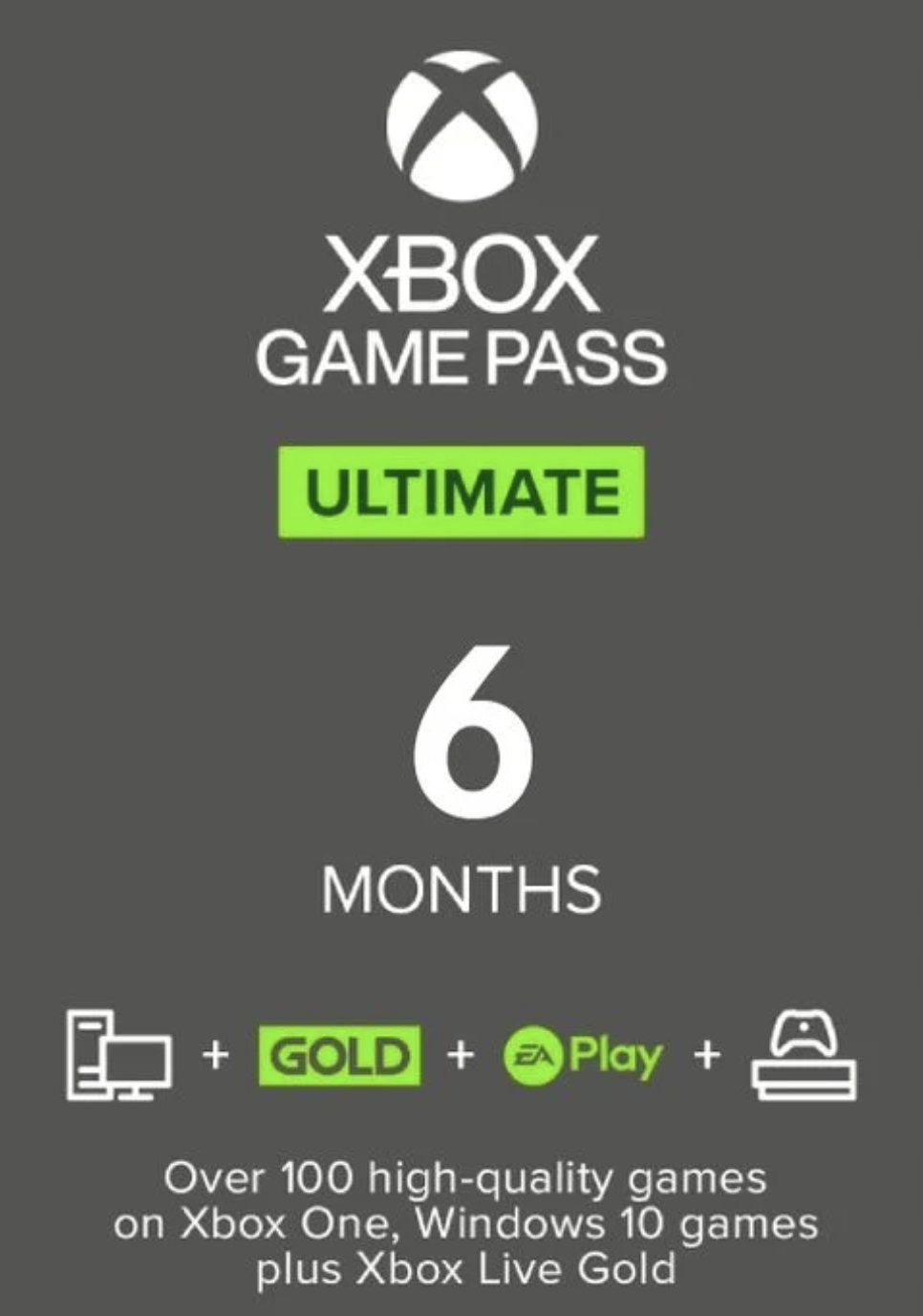Subskrypcja Xbox Game Pass Ultimate 6 Miesięcy - NOWE KONTA