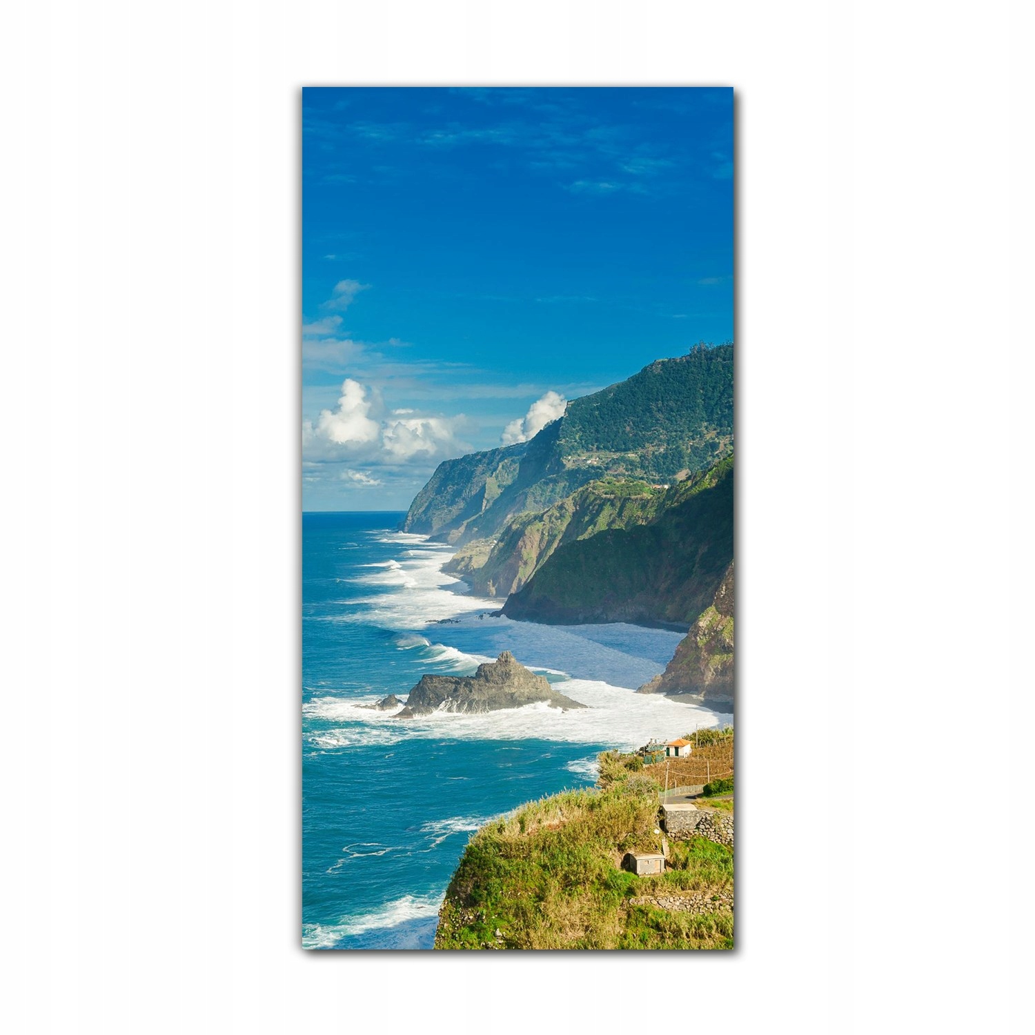 

Foto szklane do sypialni 70x140 Klify brzeg morza