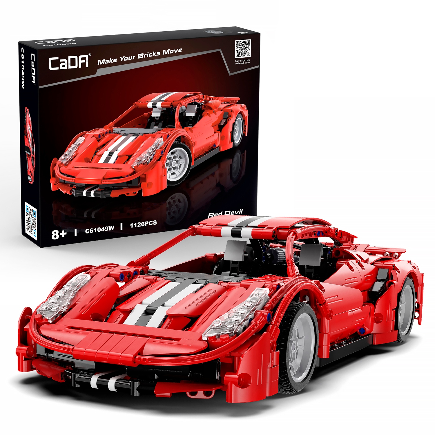 

Klocki Samochód CaDA Auto Wyścigówka Ford Gt 1126e