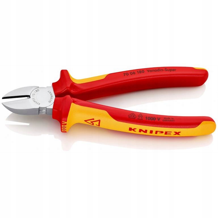 

Szczypce Tnące Boczne Izolowane Knipex 70 06 180