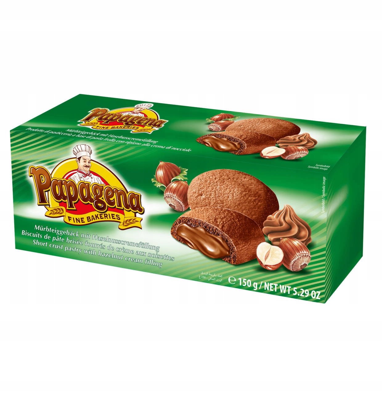 Papagena Ciastka z Kremem Orzechowym 150 g — 4