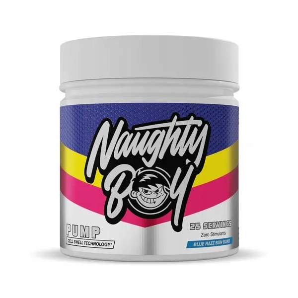Naughty Boy Pump Blue Razz Bon Bons prášek 400 g