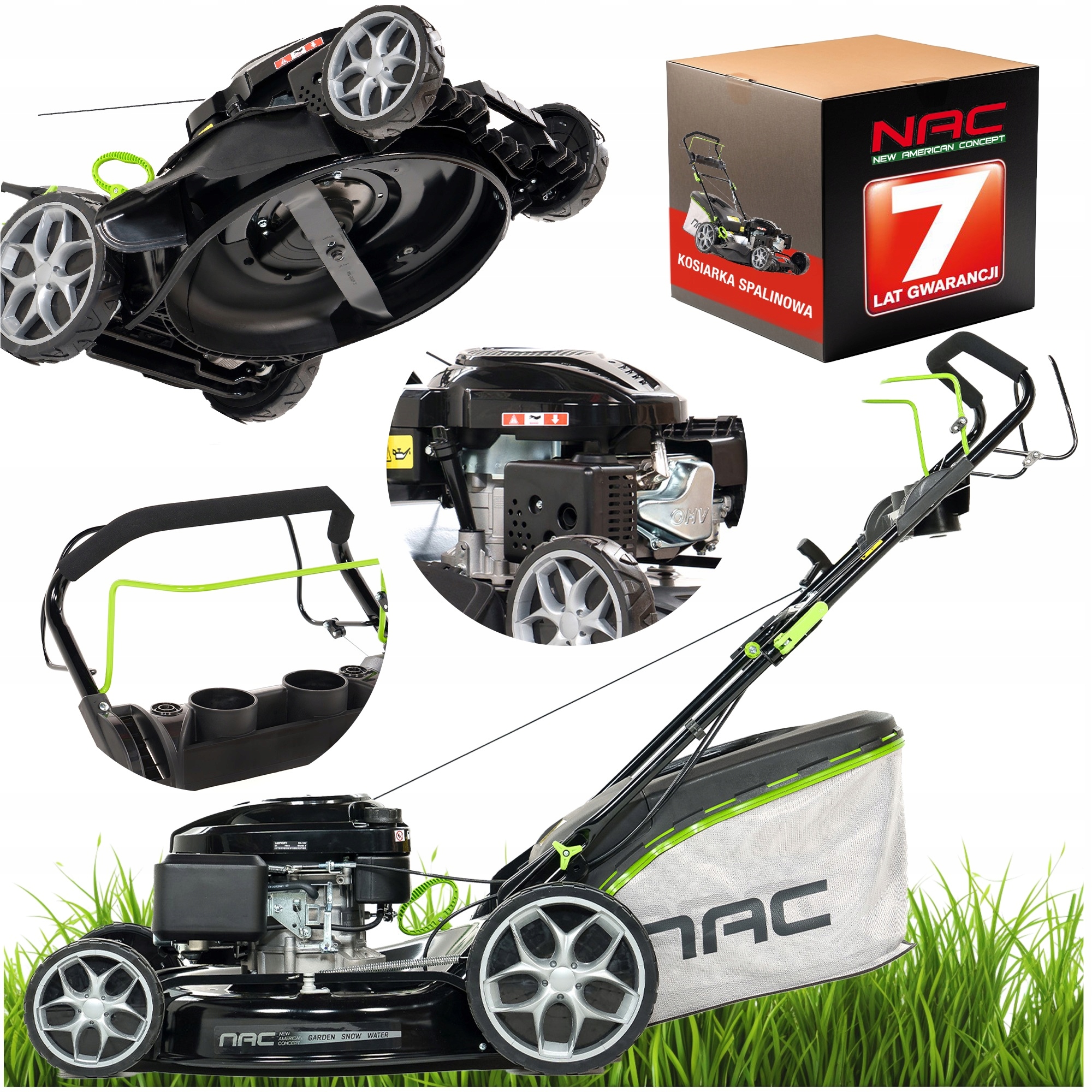 Kosiarka Spalinowa Nac LS56-196L-HSDS-JR2 Z Napędem Loncin 56CM 196CM3