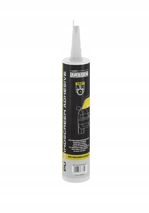 Troton Klej poliuretanowy do szyb samochodowych Fast 310ml czarny