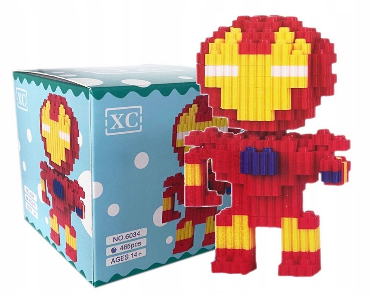 

Klocki Magic Block Figurka 3D Iron Man 465 el