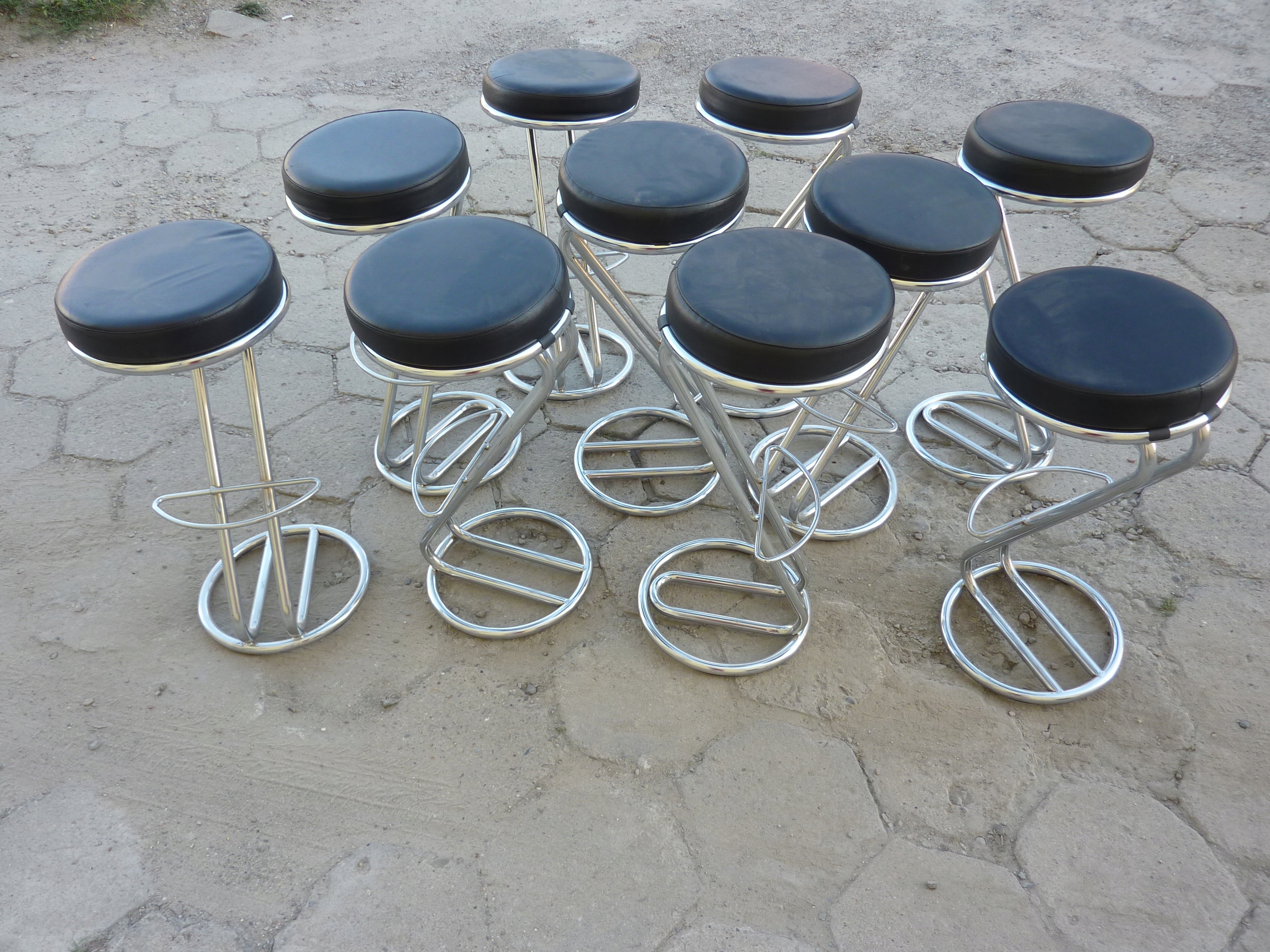 HOKER TABORET BAROWY RON komplet