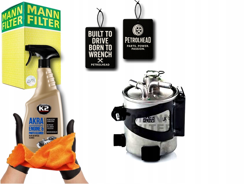 Palivový Filtr Renault 1,5DCI Mann-filter #Petrolhead Pro+ Kit12