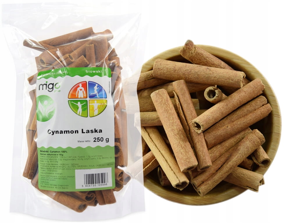 LASKI CYNAMONU 250g , CYNAMON LASKA - MIGOgroup