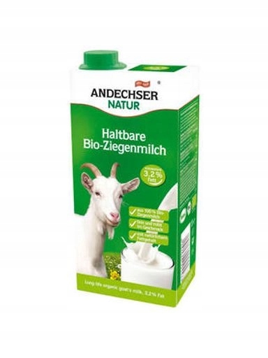 Levně 3x *andechser Kozí mléko ekologické 3% Uht (1 l) Bio