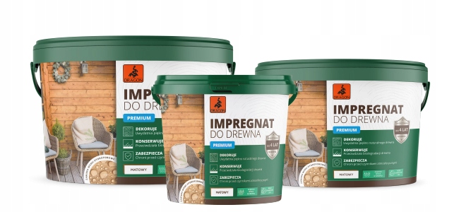 Impregnat Do Drewna Premium Dragon 1 l SZARY EAN (GTIN) 5903649035226