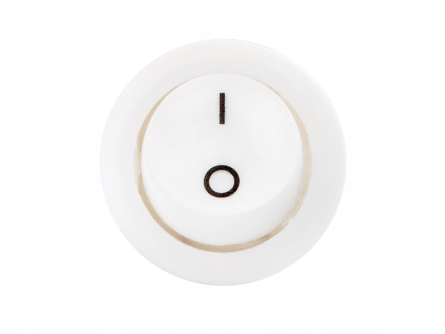 Wyłącznik kołyskowy biały