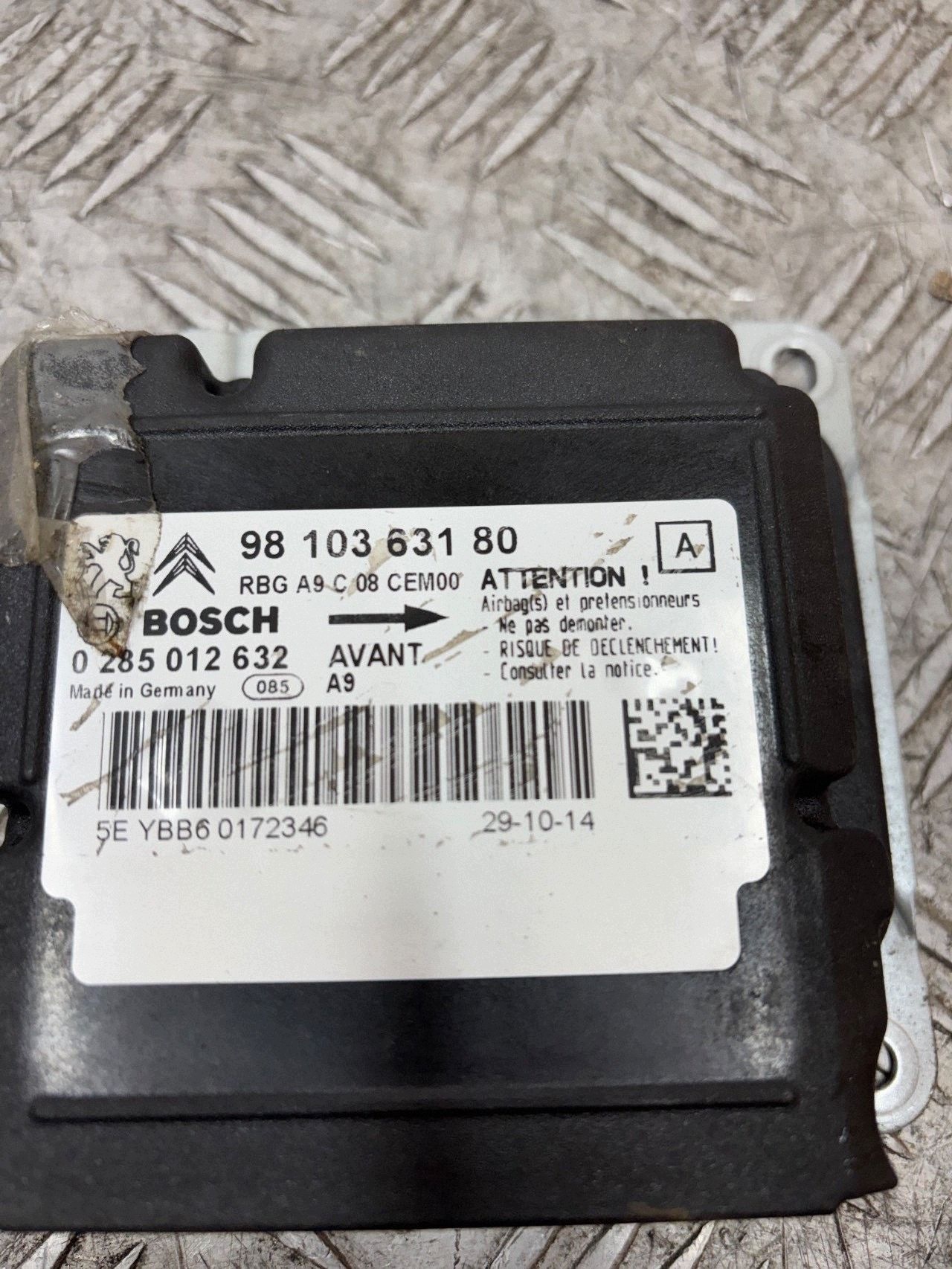 SENSOR centralina airbag PEUGEOT 208 e 9810363180