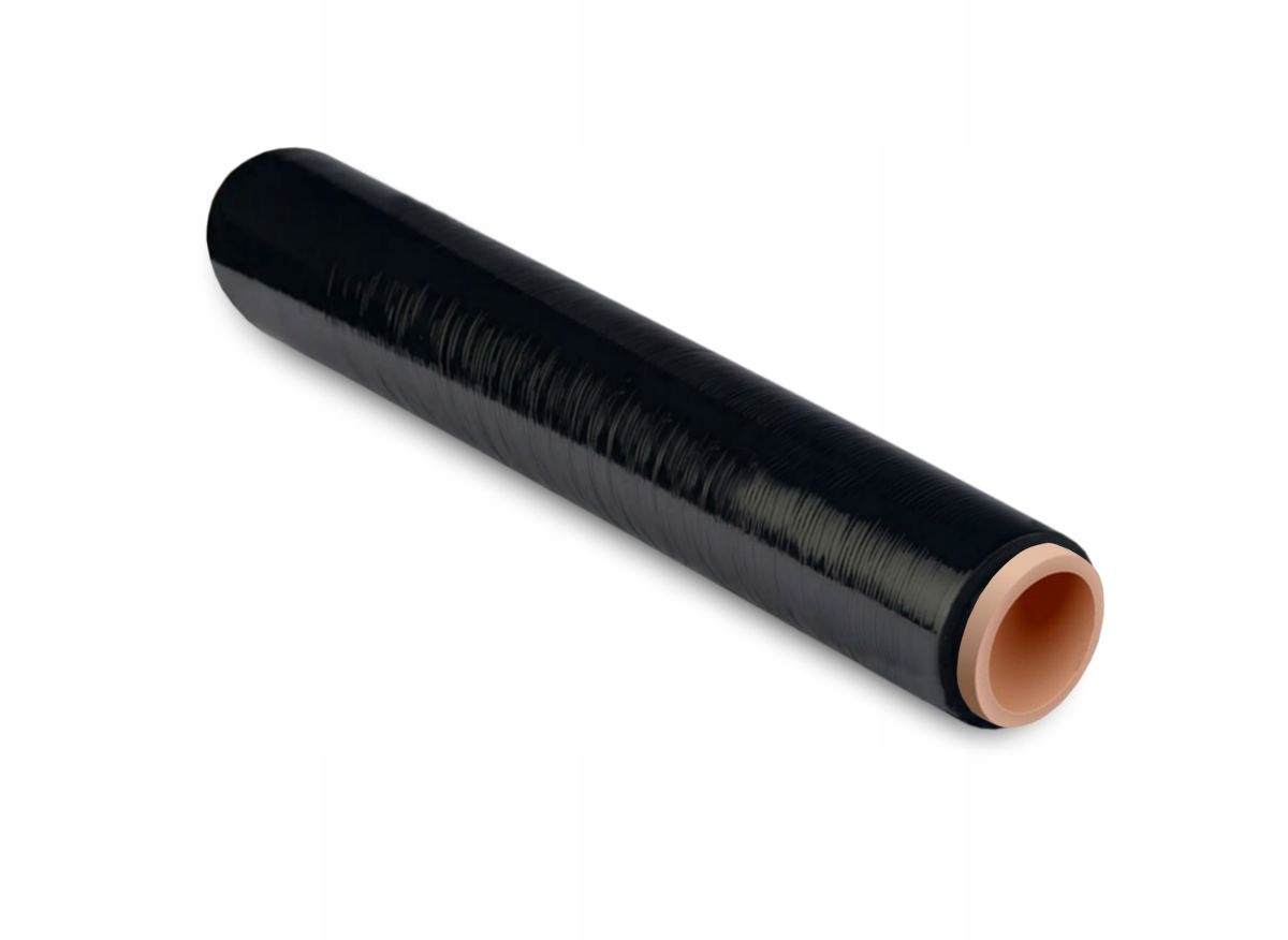 Folia stretch strecz CZARNY 1,5 kg DUŻO FOLII