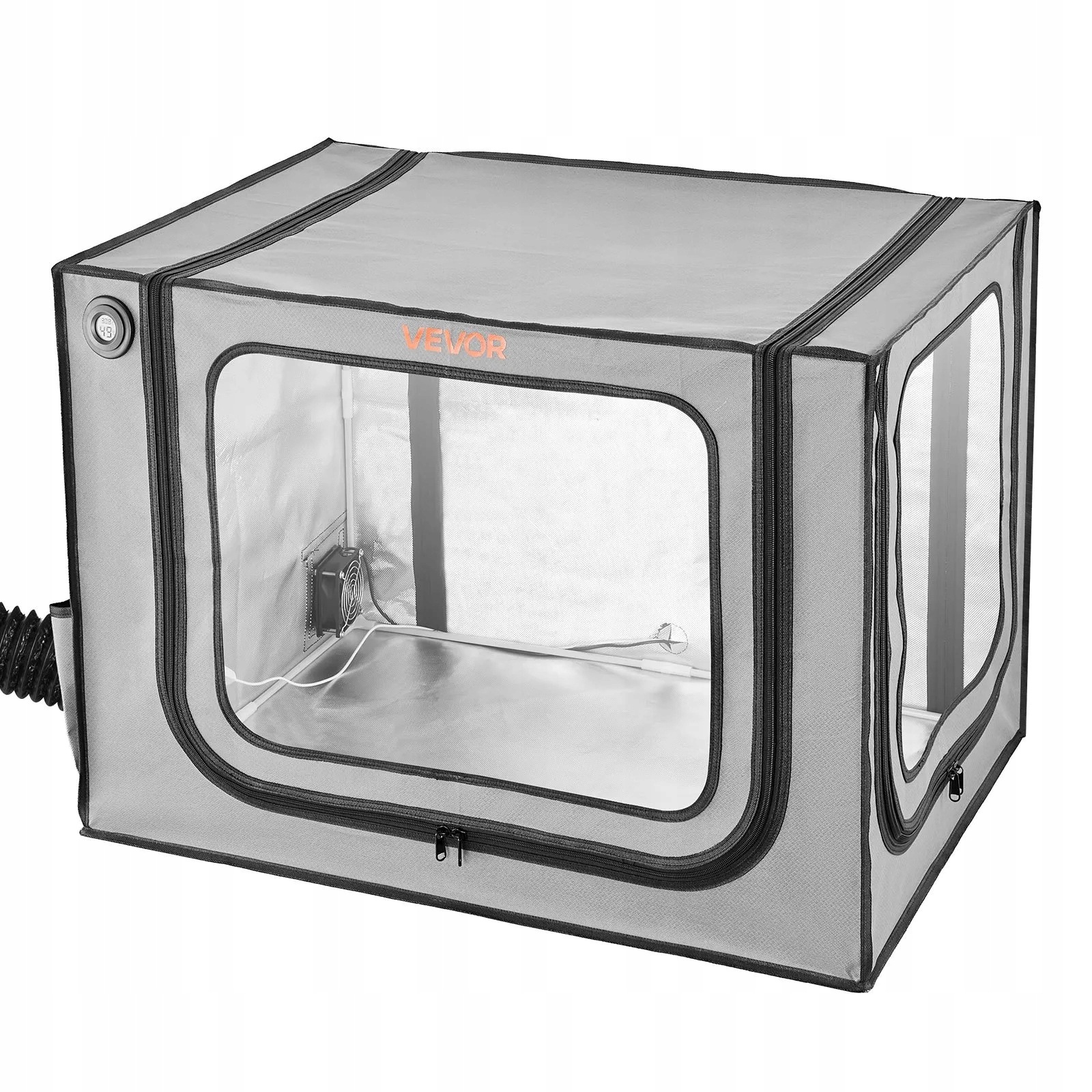 Pouzdro na 3D tiskárnu Bambu Lab A1 79 cm 58 cm, šedá Led