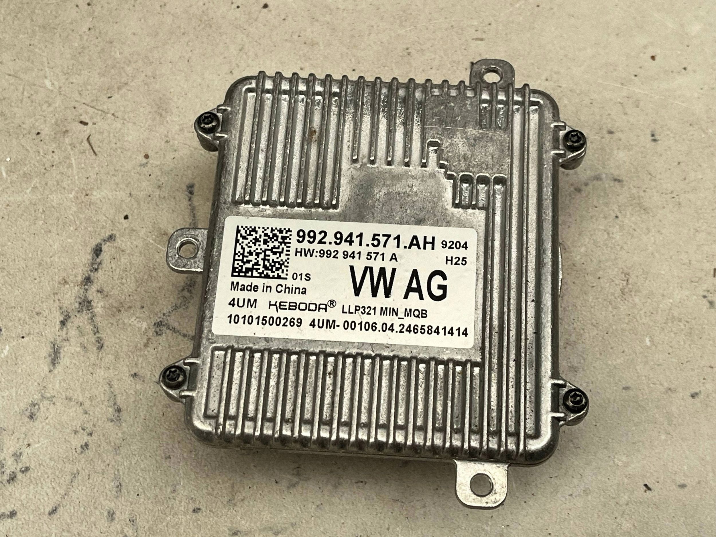 control unit LED REFLEKTORA VOLKSWAGEN CADDY 992941571AH @M