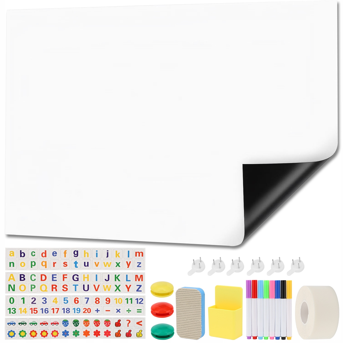 ELASTYCZNA TABLICA MAGNETYCZNA SUCHOŚCIERALNA SAMOPRZYLEPNA 40×80cm 2026