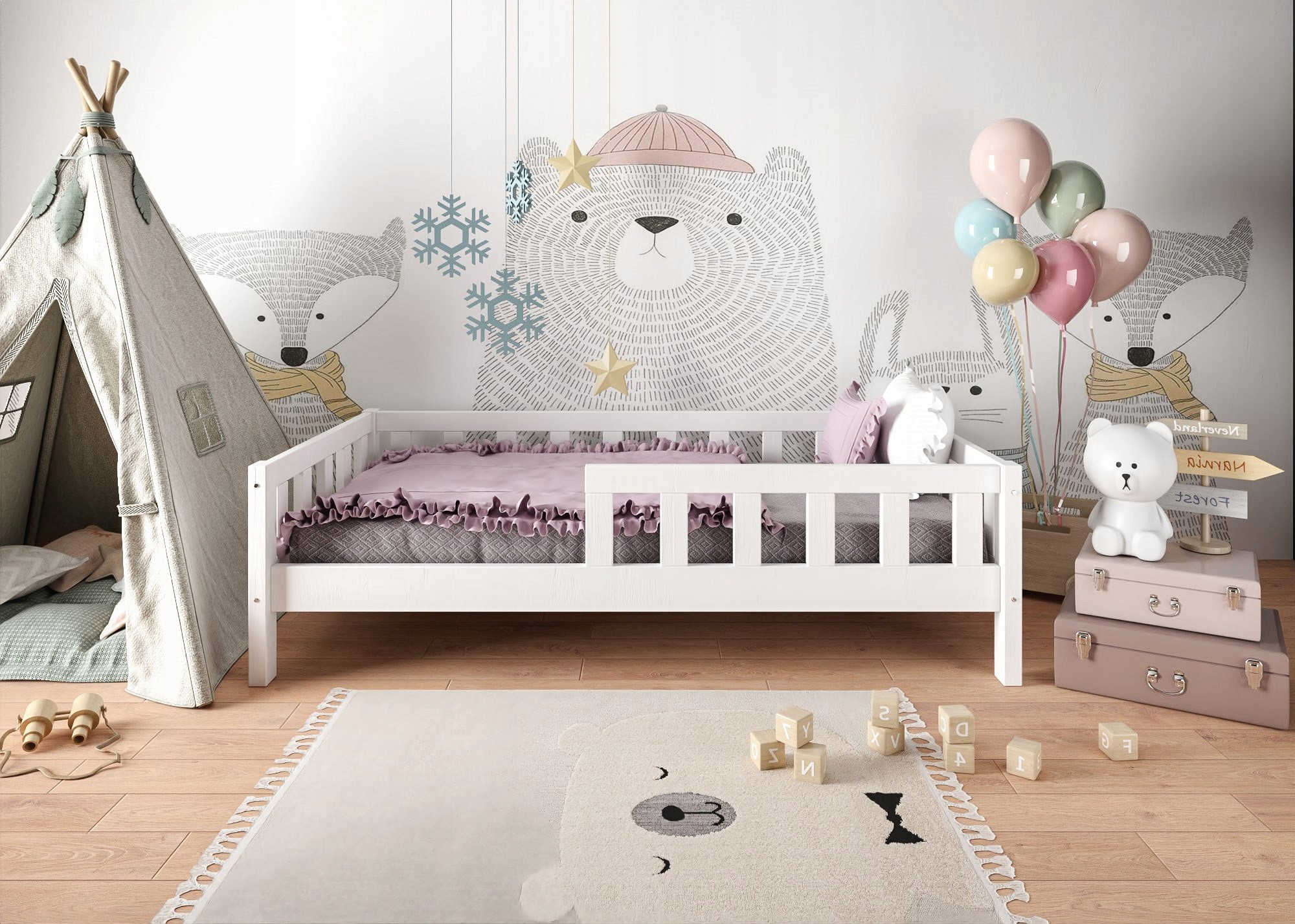 Łóżko dziecięce lackimeble 80x160 Marka Lackimeble