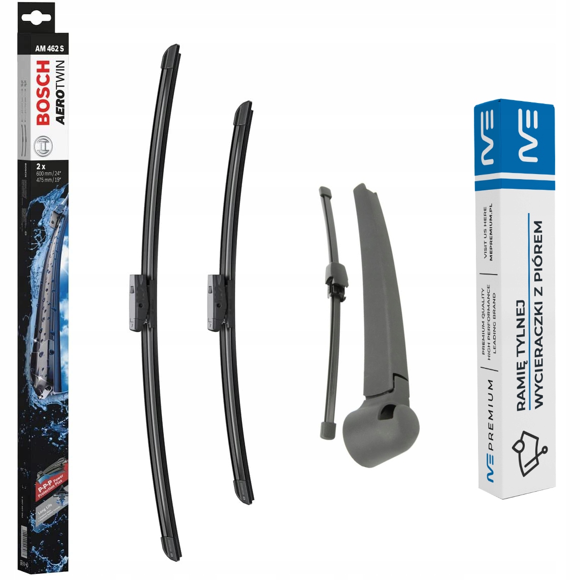 ME-000015 3397007462 - Комплект стеклоочистителей передний + задний VW PASSAT B6 универсал