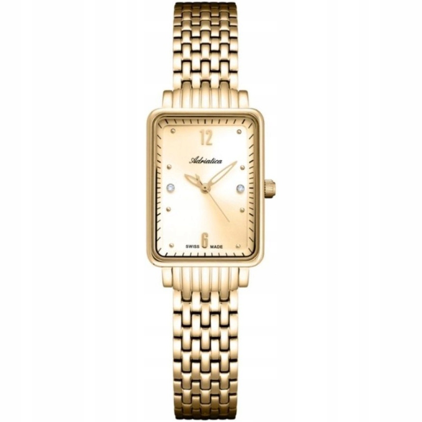 Dámské hodinky Adriatica A3829.1171Q Zlaté Zirkony