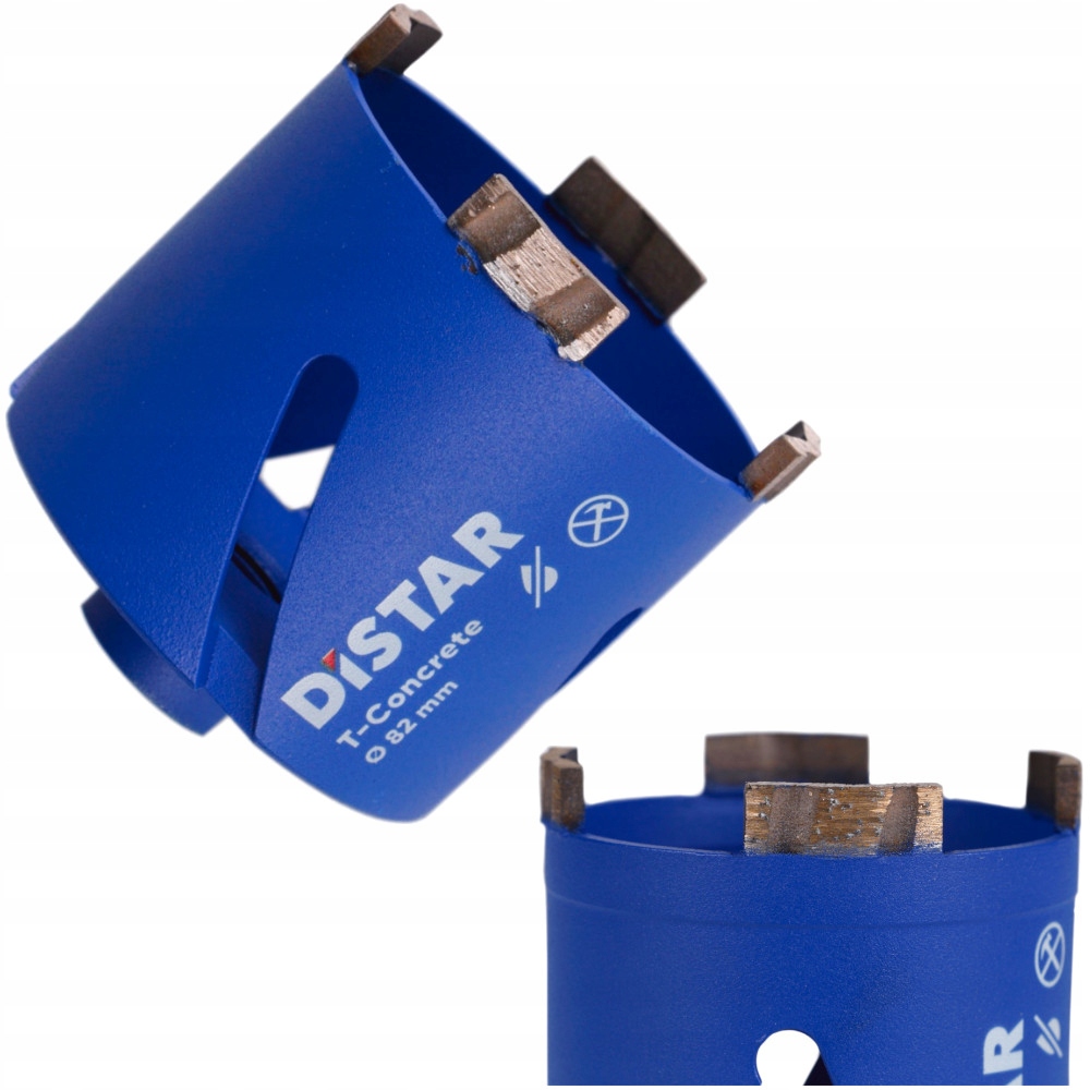 Distar Wiertło diamentowe Otwornica do betonu cegły 82x65mm М16 T-Concrete