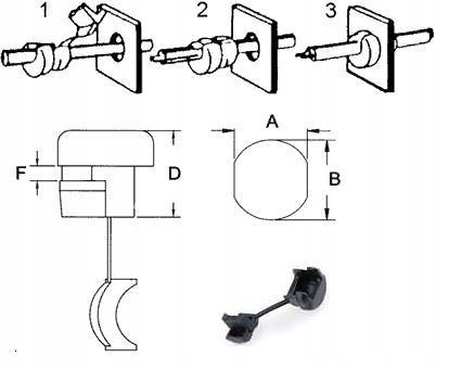 

Przepust przewodu składany 3,0x5,6mm 3 szt 5013