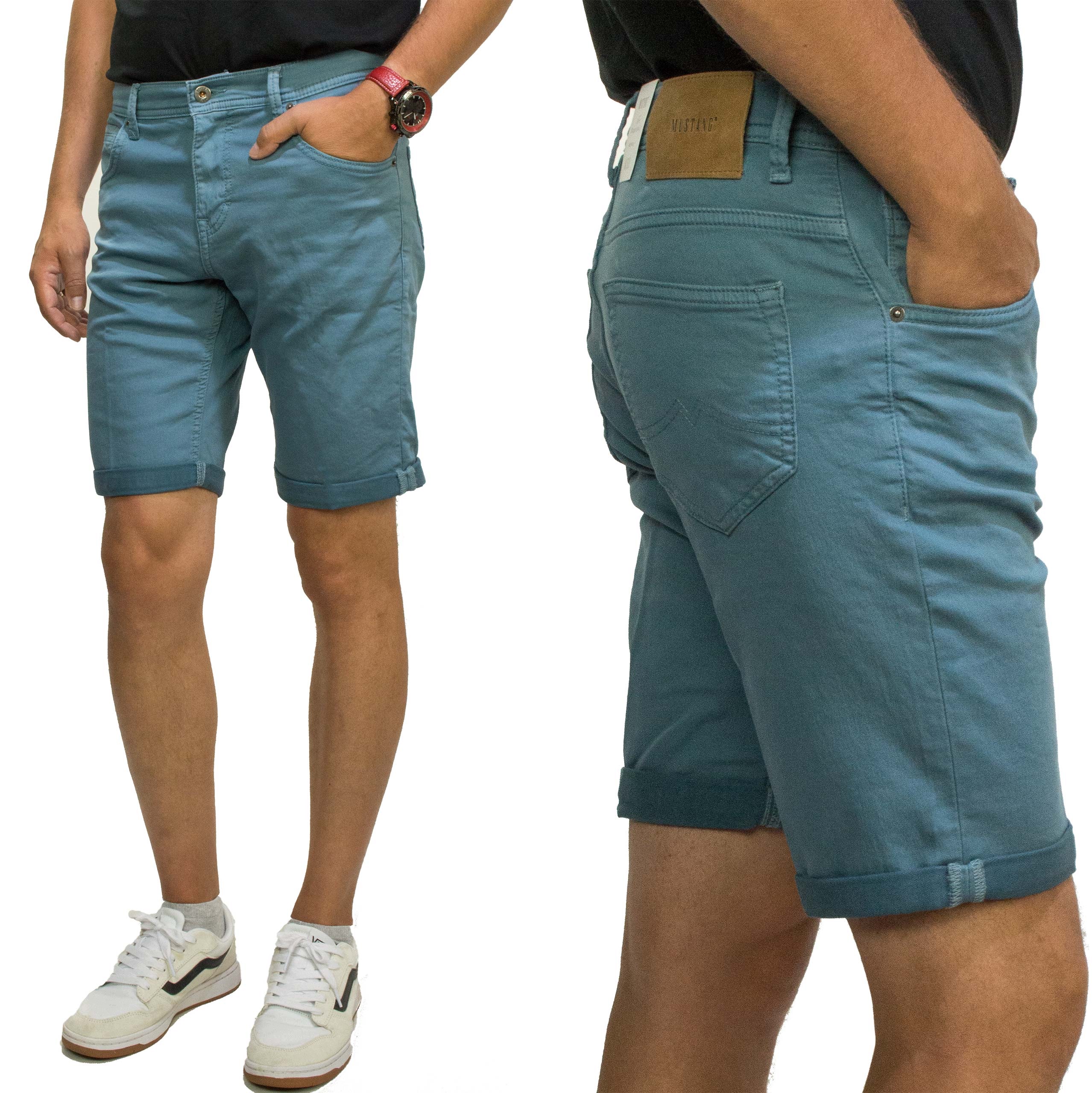 Mustang Chicago Shorts Z Reef 5180 kraťasy pánské džínové šortky W29