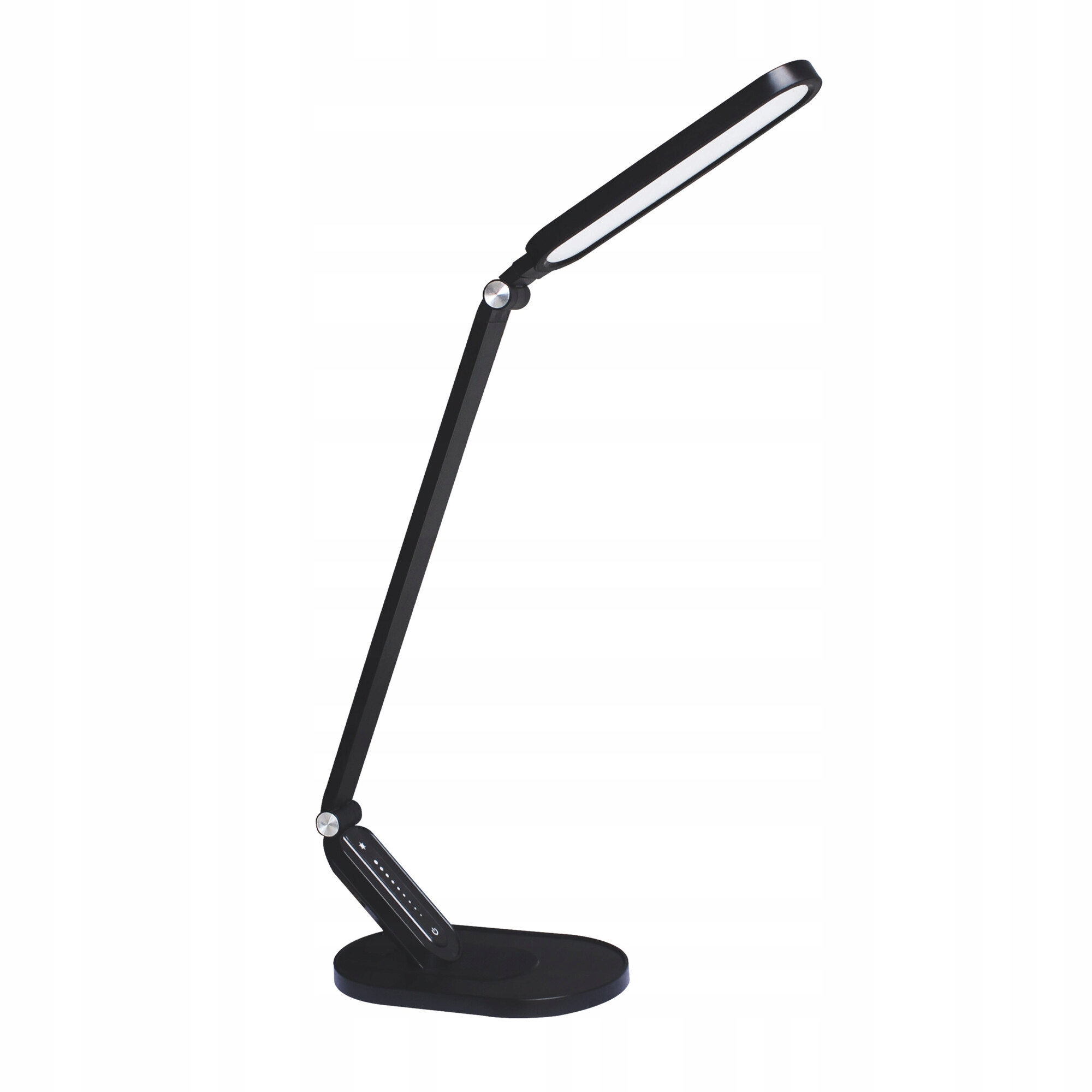 Mocna lampka biurkowa Led LL Verpo Led B lampa stołowa czarna nocna