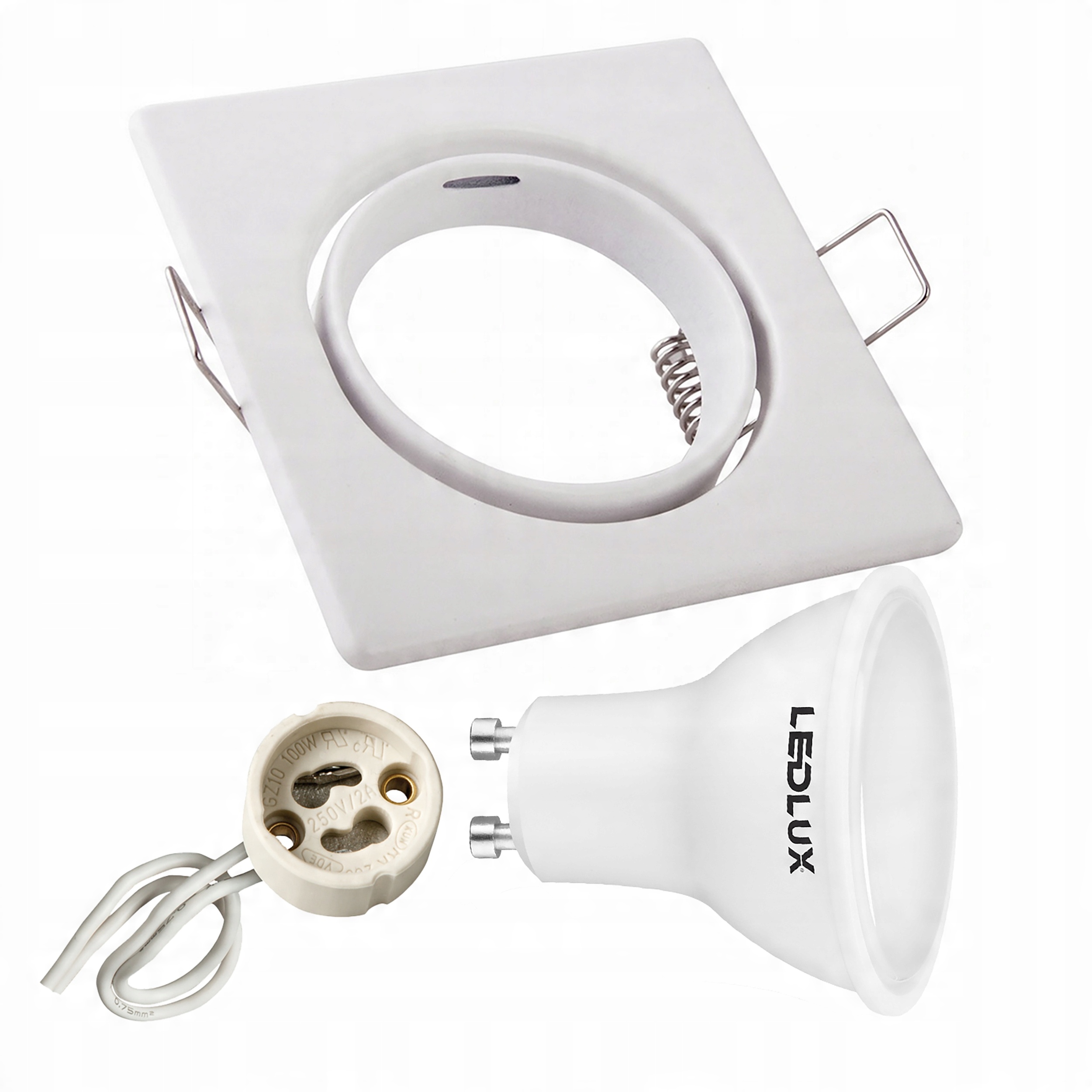 

Oprawa halogenowa Ruchoma kwadrat Led GU10 6,5W