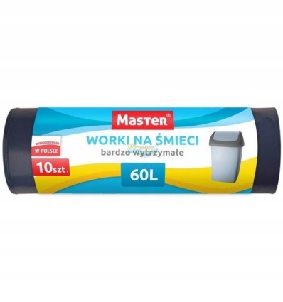 

Master Worki na Śmieci 60L Ldpe 10szt