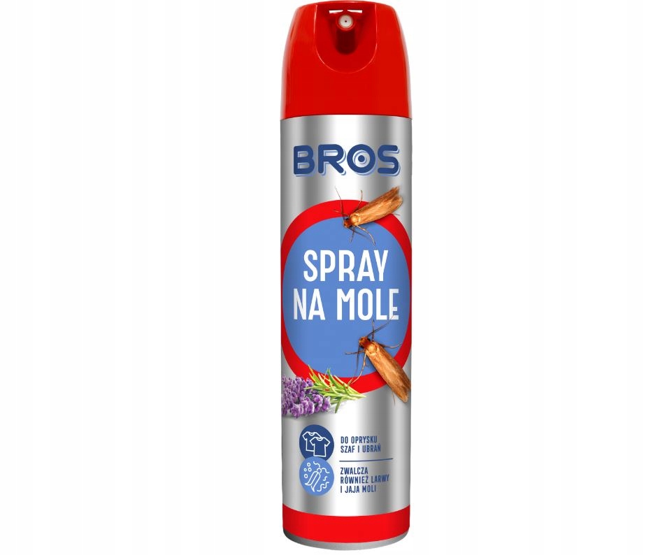 

Spray preparat środek na mole odzieżowe Bros 150ml