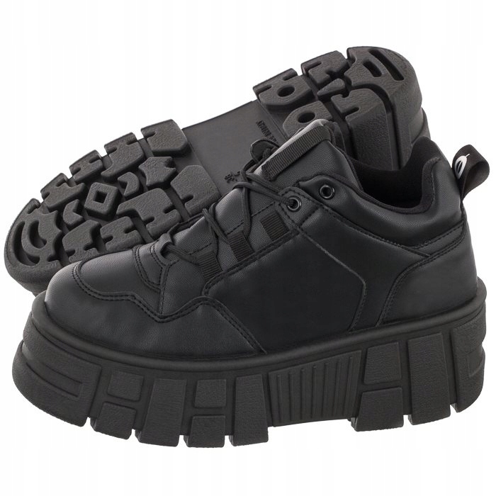 Dámské polobotky na platformě Altercore Nissa Black Černé