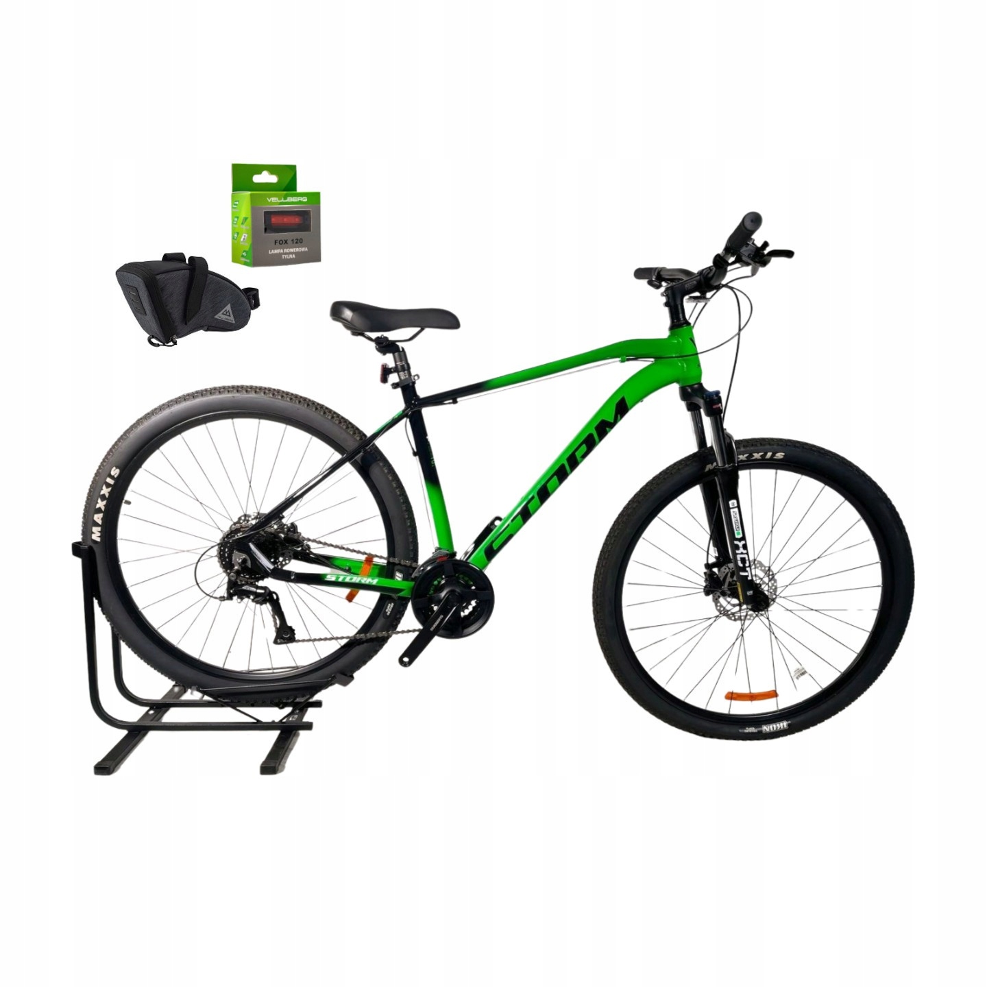 Rower 29 Storm Mtb Shark 3.0 M Acera 3X8 2HT 19" Zielono-czarny +grati