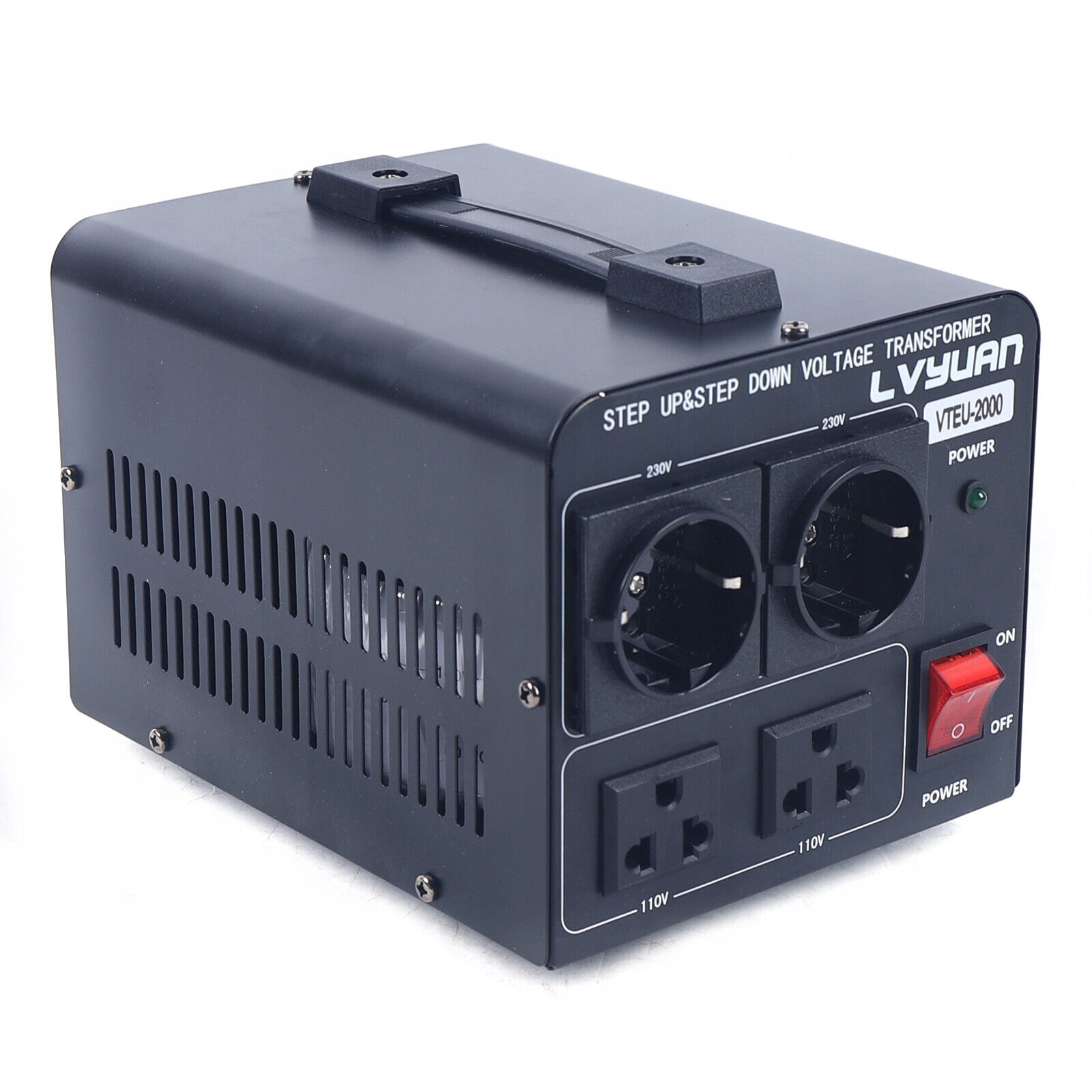 2000W TRANSFORMATOR 230V110V FALOWNIK NAPIęCIA Sklep, Opinie, Cena W 