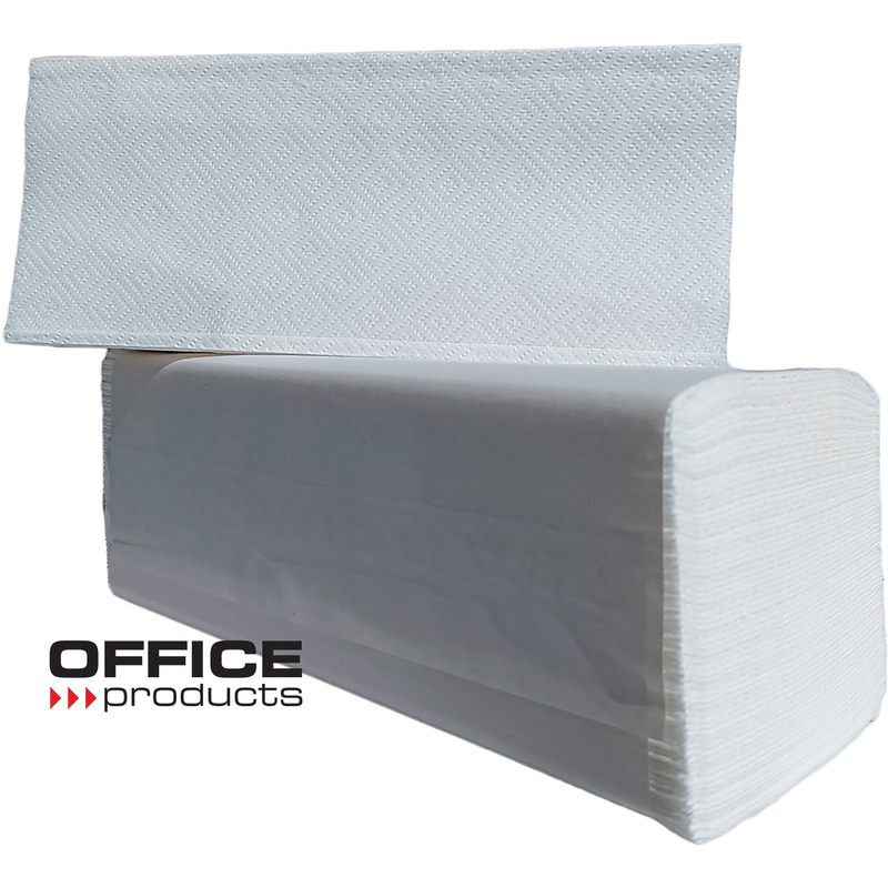 Skládací ručníky Office Products Z-Fold 2w celulóza bílé (20x150)