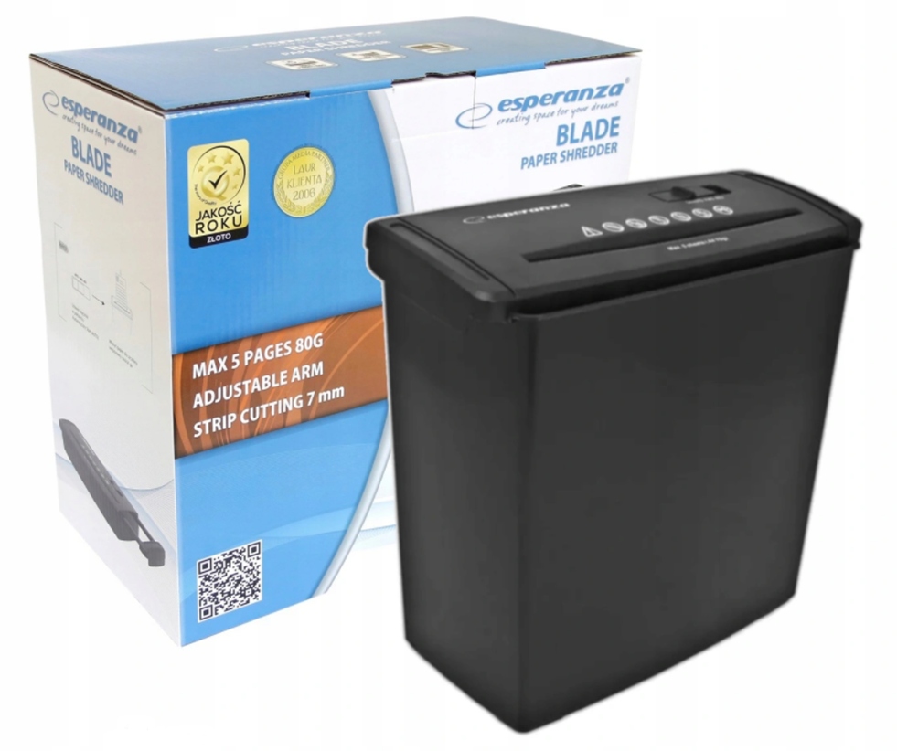 MOCNA NISZCZARKA BIUROWA DOMOWA DO PAPIERÓW DOKUMENTÓW POJEMNA 10L DO BIURA Zastosowanie papier