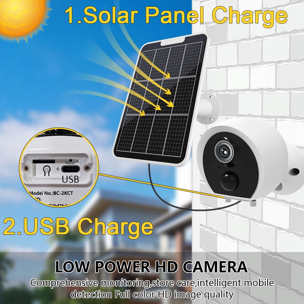 KAMERA WIFI 4K NA BATERIE Z PANELEM SOLARNYM TUYA Kod producenta HAC-HDW1200M-0360B