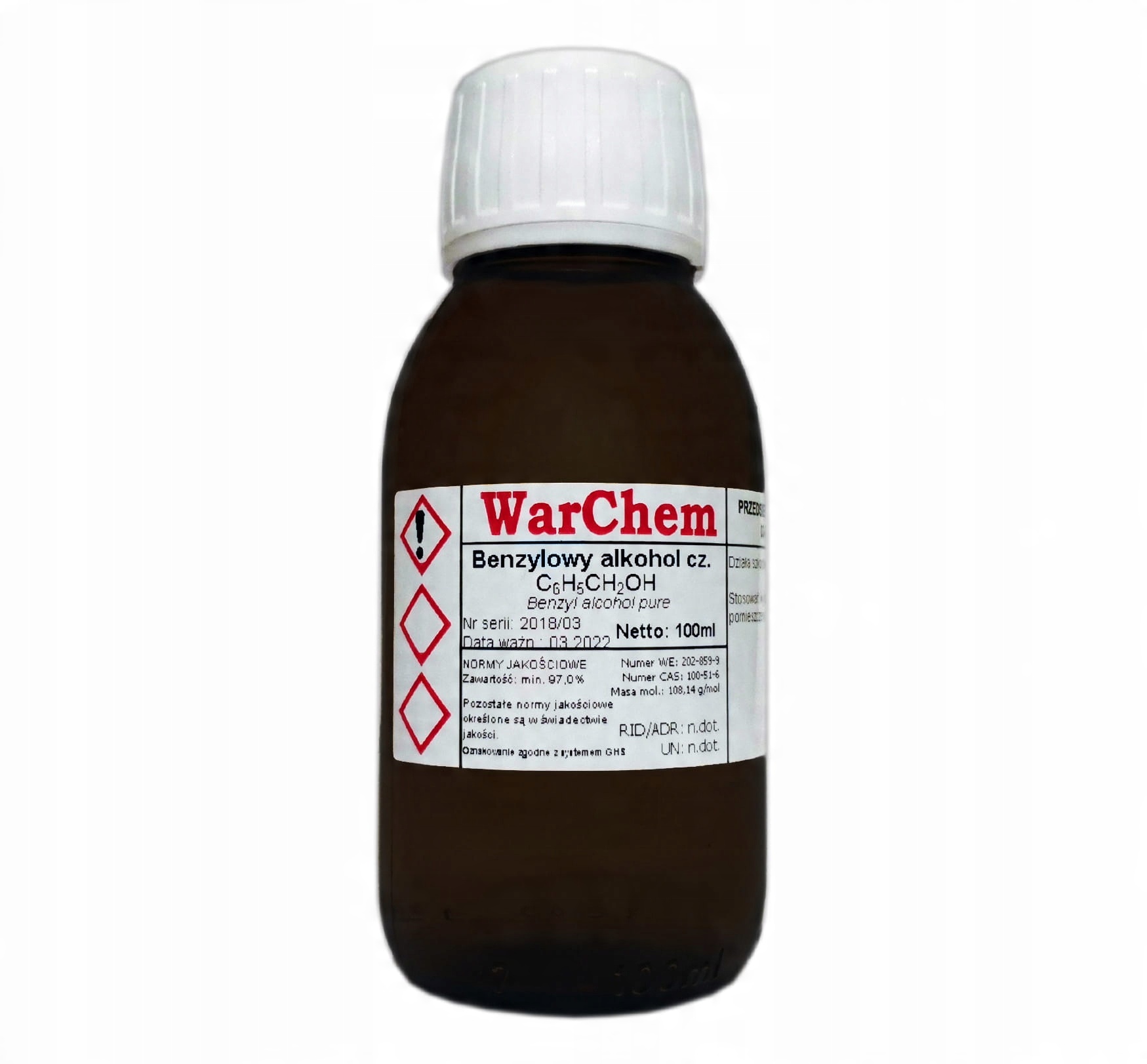 

Alkohol Benzylowy czysty 100ml Warchem