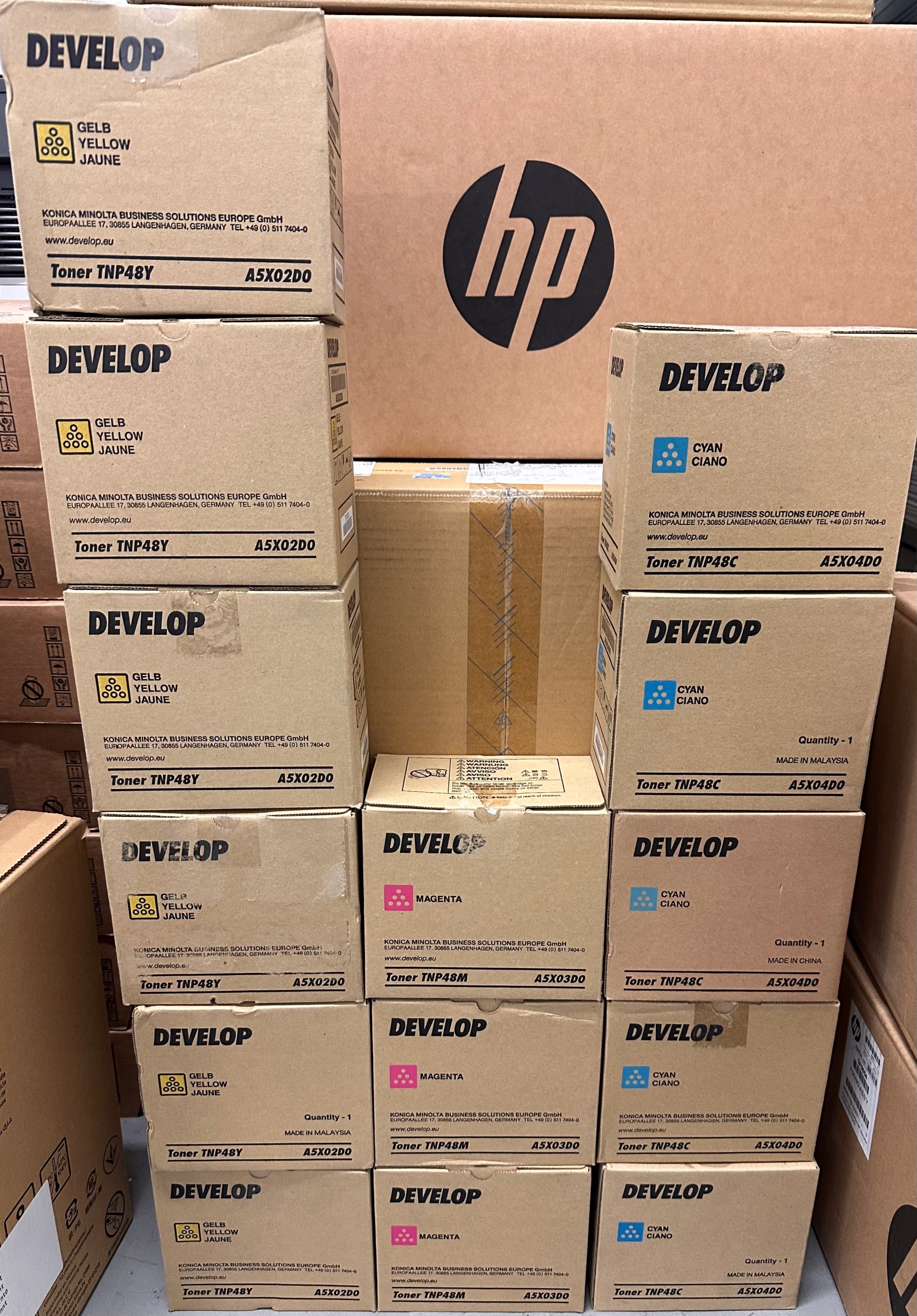 Toner Konica Minolta Develop Tnp 48 Cyan A5X0450 Oryginał do Bh C3350