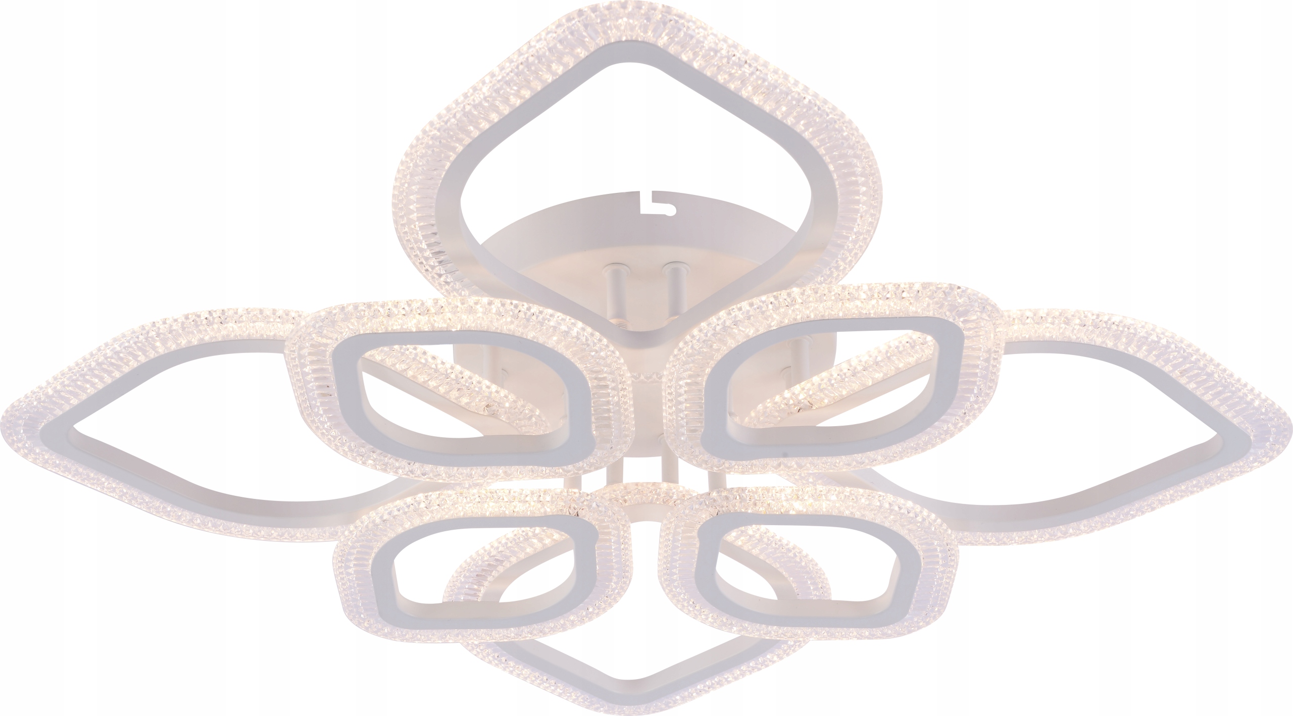 Lampa Sufitowa Led Zyrandol Matowy Biały 128 W Pilot Vargo DL1166