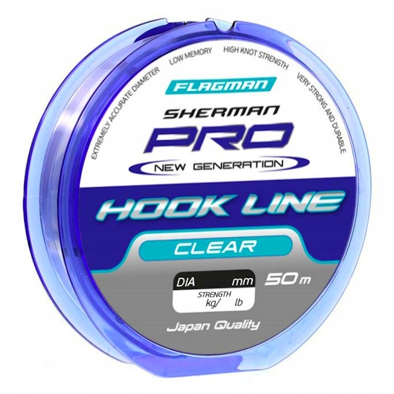 Żyłka Na Przypony Flagman Sherman Pro Hook Line 50m 0.195mm New Generation