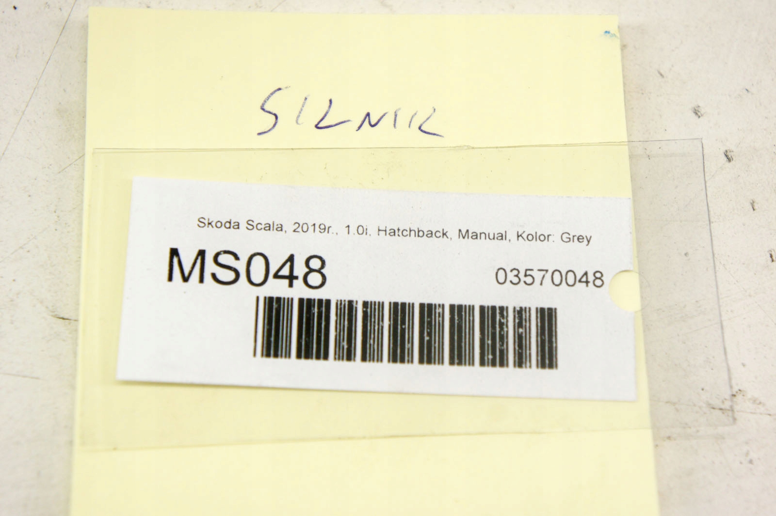 MS048 SKODA SCALA 1.0и Двигатель 116KM 23%